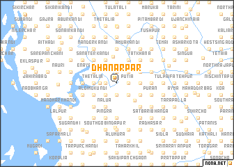 map of Dhanārpār