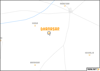 map of Dhanasar