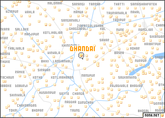 map of Dhandāi