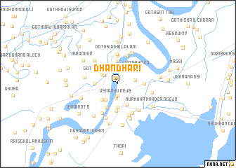 map of Dhandhari