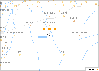 map of Dhandi