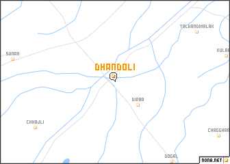 map of Dhandoli