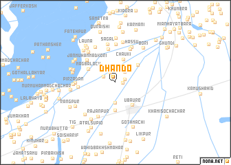 map of Dhando