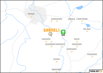 map of Dhaneli