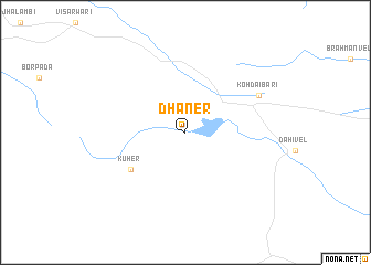 map of Dhaner
