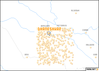 map of Dhaneshwar