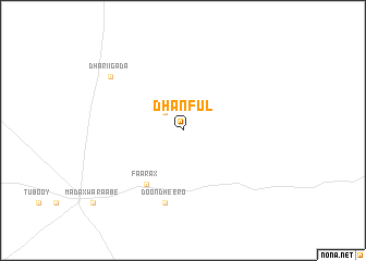 map of Dhanful