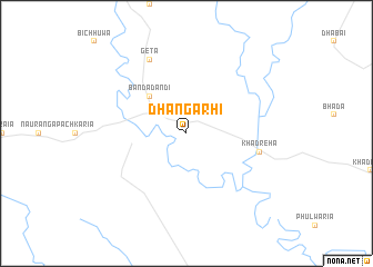 map of Dhangarhi