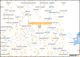 map of Dhangdev Isrān