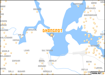 map of Dhangrot