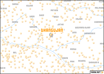 map of Dhangujān