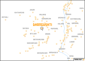 map of Dhangushti