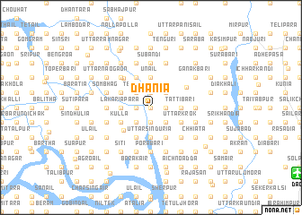 map of Dhania