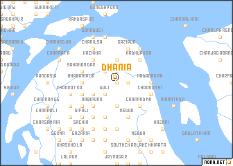 map of Dhania