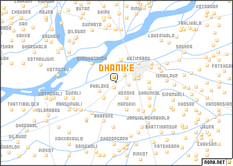 map of Dhanīke