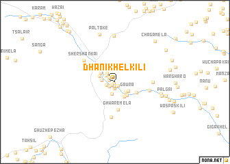 map of Dhani Khel Kili