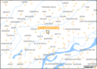 map of Dhani Khurd