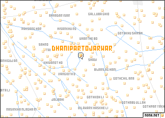 map of Dhanīparto Jarwār