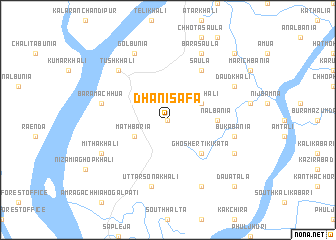 map of Dhānisafa