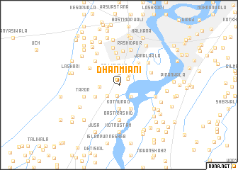 map of Dhan Miāni