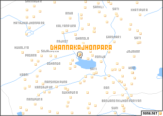 map of Dhanna ka Jhonpara