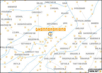 map of Dhanna Mamiāna