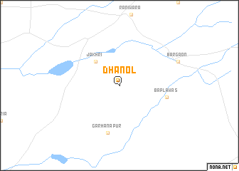 map of Dhanol