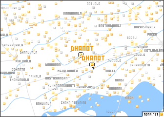 map of Dhanot