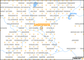 map of Dhanpāra