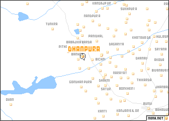 map of Dhanpura