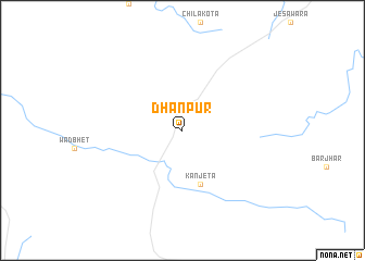 map of Dhanpur