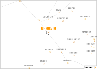 map of Dhansia