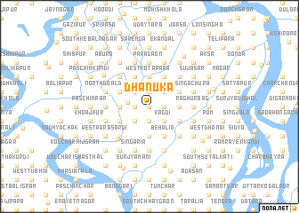 map of Dhānuka