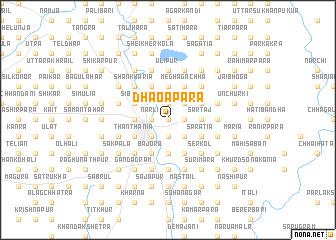 map of Dhāoāpāra