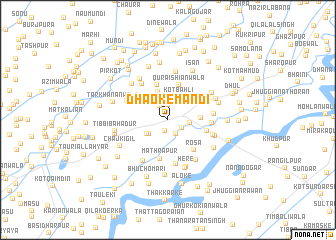 map of Dhaoke Mandi