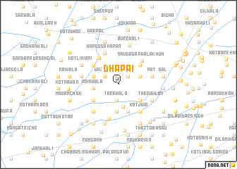 map of Dhapai