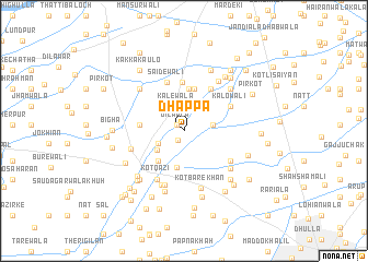 map of Dhappa