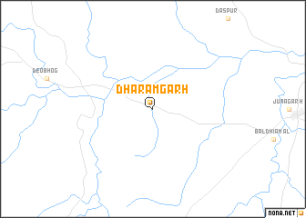 map of Dharamgarh