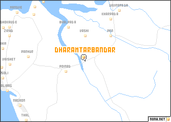 map of Dharamtar Bandar