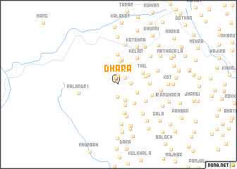 map of Dhara