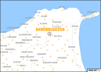 map of Dhar Boudersa