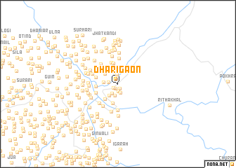 map of Dharigaon