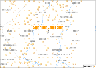 map of Dharihāla Segan