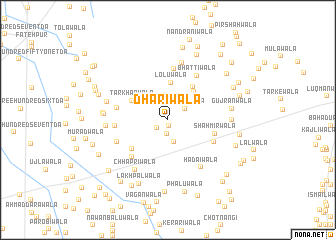 map of Dhāriwāla