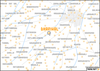 map of Dhārīwāl