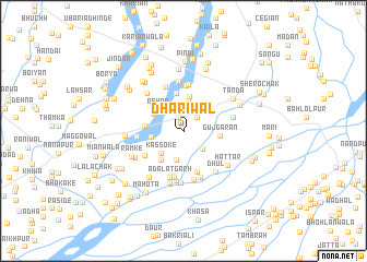 map of Dhārīwāl