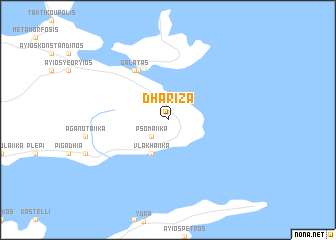 map of Dháriza