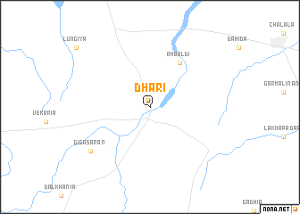 map of Dhāri