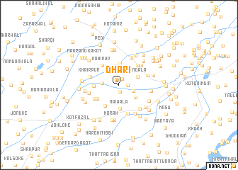 map of Dhāri