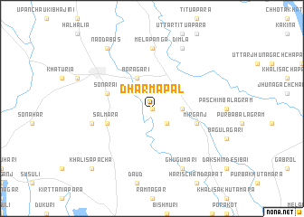 map of Dharmapāl